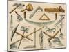 Builder's Tools 1875-null-Mounted Art Print