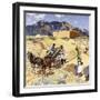 Builders in the Desert-Walter Ufer-Framed Giclee Print