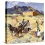 Builders in the Desert-Walter Ufer-Stretched Canvas