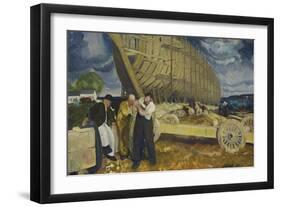 Builders of Ships, 1916-George Wesley Bellows-Framed Giclee Print