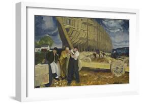 Builders of Ships, 1916-George Wesley Bellows-Framed Giclee Print