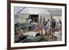 Builders Outside Moscow, Russia, C1890-Gillot-Framed Giclee Print