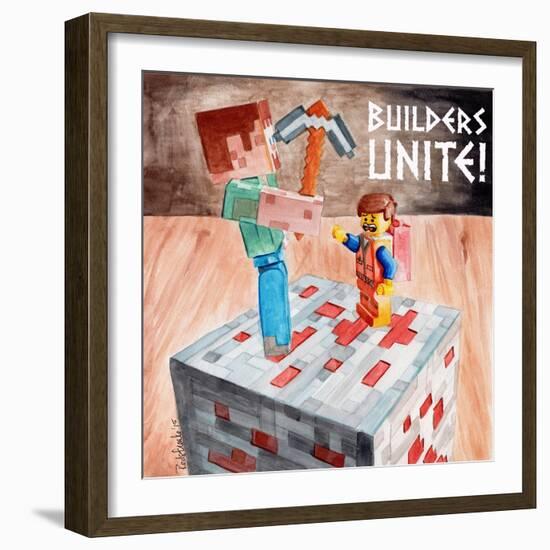 Builders Unite 2-Jennifer Redstreake Geary-Framed Art Print