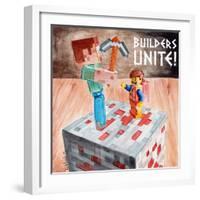 Builders Unite 2-Jennifer Redstreake Geary-Framed Art Print