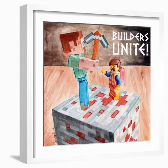 Builders Unite 2-Jennifer Redstreake Geary-Framed Art Print