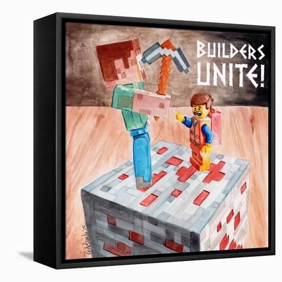 Builders Unite 2-Jennifer Redstreake Geary-Framed Stretched Canvas