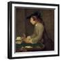 Building a House of Cards-Jean-Baptiste Simeon Chardin-Framed Giclee Print