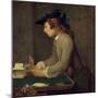 Building a House of Cards-Jean-Baptiste Simeon Chardin-Mounted Giclee Print