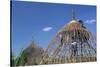 Building a Hut, Gourague Area, Shoa Province, Ethiopia, Africa-Bruno Barbier-Stretched Canvas