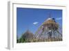 Building a Hut, Gourague Area, Shoa Province, Ethiopia, Africa-Bruno Barbier-Framed Photographic Print