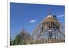 Building a Hut, Gourague Area, Shoa Province, Ethiopia, Africa-Bruno Barbier-Framed Photographic Print