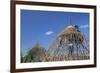 Building a Hut, Gourague Area, Shoa Province, Ethiopia, Africa-Bruno Barbier-Framed Photographic Print