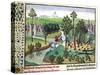 Building a Road, 15th Century-null-Stretched Canvas