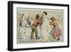 Building a Snowman-null-Framed Giclee Print