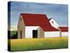 Building Block - Barn-Mark Chandon-Stretched Canvas