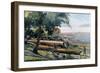 Building Canoes, Andaman and Nicobar Islands, Indian Ocean, C1890-Gillot-Framed Giclee Print
