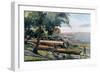 Building Canoes, Andaman and Nicobar Islands, Indian Ocean, C1890-Gillot-Framed Giclee Print