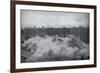 Building Complex falling amidst Dust-null-Framed Photographic Print