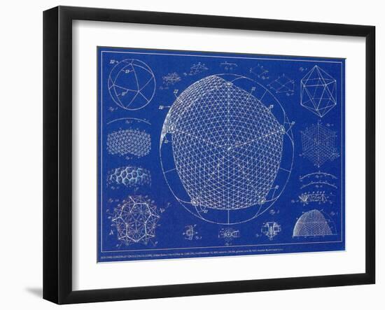 Building Construction/Geodesic Dome, 1951-Science Source-Framed Giclee Print