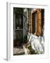 Building Detail, Lesvos, Mithymna, Northeastern Aegean Islands, Greece-Walter Bibikow-Framed Photographic Print