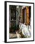 Building Detail, Lesvos, Mithymna, Northeastern Aegean Islands, Greece-Walter Bibikow-Framed Photographic Print