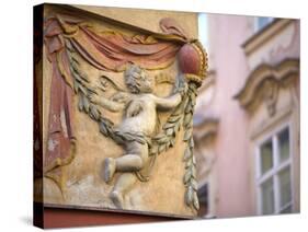 Building Detail, Old Town, Prague, Czech Republic-Doug Pearson-Stretched Canvas