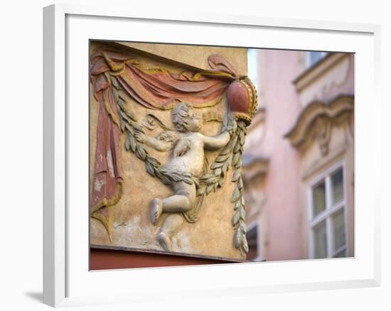 Building Detail, Old Town, Prague, Czech Republic-Doug Pearson-Framed Photographic Print