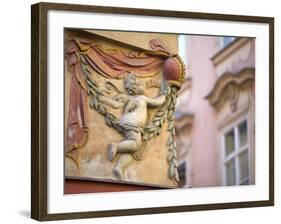 Building Detail, Old Town, Prague, Czech Republic-Doug Pearson-Framed Photographic Print