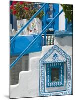 Building Detail, Pythagorio, Samos Island, Greece-Walter Bibikow-Mounted Photographic Print