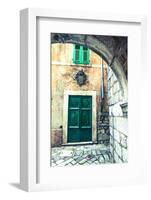 Building Detail, Stari Grad (Old Town), the Bay of Kotor, Kotor, Montenegro-Doug Pearson-Framed Photographic Print