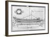 Building, Equipping and Launching of a Galley, Plate Xiv-French School-Framed Photographic Print