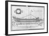 Building, Equipping and Launching of a Galley, Plate Xiv-French School-Framed Photographic Print