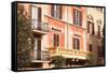 Building Facades in the City of Bologna, Emilia-Romagna, Italy, Europe-Julian-Framed Stretched Canvas