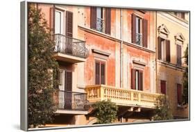 Building Facades in the City of Bologna, Emilia-Romagna, Italy, Europe-Julian-Framed Photographic Print