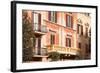 Building Facades in the City of Bologna, Emilia-Romagna, Italy, Europe-Julian-Framed Photographic Print