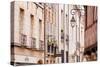 Building Facades in the Old Part of the City of Dijon, Burgundy, France, Europe-Julian Elliott-Stretched Canvas