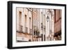 Building Facades in the Old Part of the City of Dijon, Burgundy, France, Europe-Julian Elliott-Framed Photographic Print