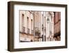 Building Facades in the Old Part of the City of Dijon, Burgundy, France, Europe-Julian Elliott-Framed Photographic Print