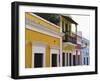 Building Facades, Old San Juan, Puerto Rico-George Oze-Framed Photographic Print