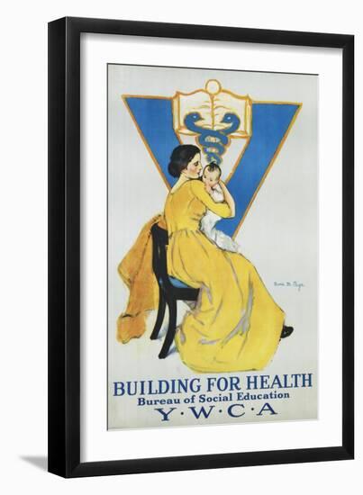 Building for Health, Y.W.C.A. Poster-Marie Danforth Page-Framed Giclee Print