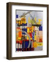 Building for the Future-Margaret Coxall-Framed Giclee Print