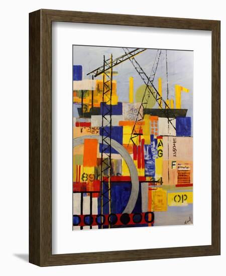 Building for the Future-Margaret Coxall-Framed Giclee Print