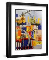 Building for the Future-Margaret Coxall-Framed Giclee Print