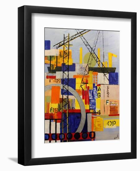 Building for the Future-Margaret Coxall-Framed Giclee Print