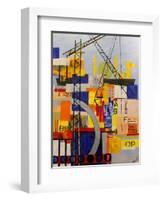 Building for the Future-Margaret Coxall-Framed Giclee Print