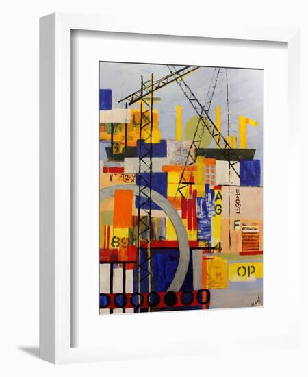 Building for the Future-Margaret Coxall-Framed Giclee Print