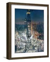 Building in Berkeley Square-Charles Cundall-Framed Giclee Print