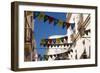 Building in Cadiz in Spain with Flags-Felipe Rodriguez-Framed Photographic Print