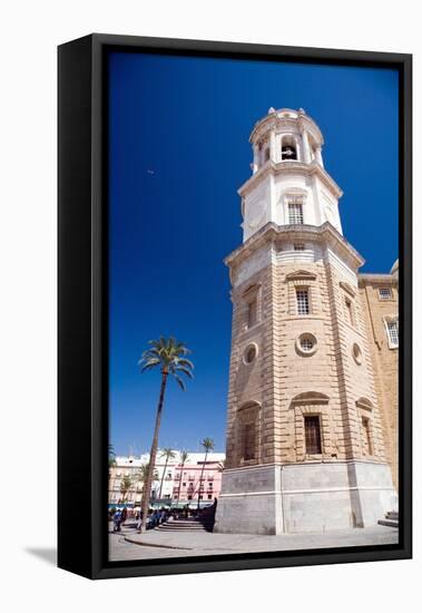 Building in Cadiz in Spain-Felipe Rodriguez-Framed Stretched Canvas