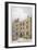 Building in Old Broad Street Which Bears the Pinners' Hall Sign, City of London, 1815-George Shepherd-Framed Giclee Print